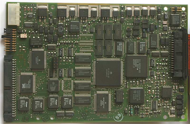 A top view to control electronic board of DSP5200S